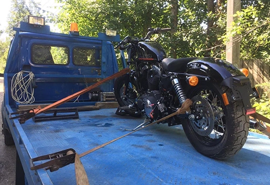 Our motorcycle towing services in Miami