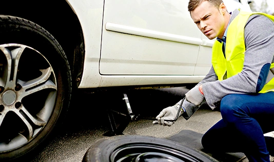 Tire Change Towing